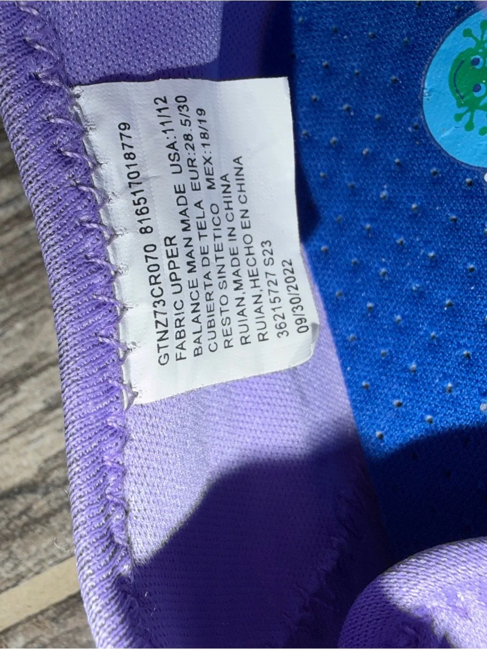 Kids' Purple & Navy Seahorse Slip-On Water Shoes
